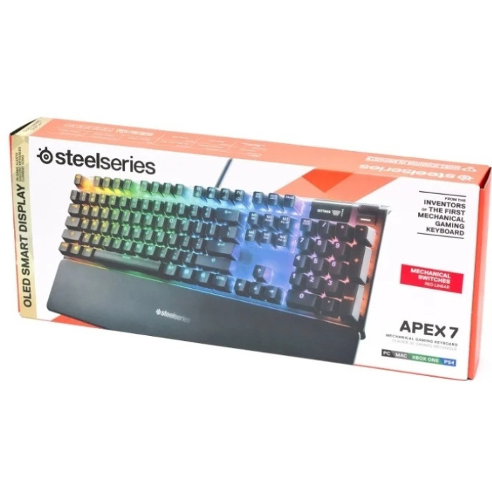 SteelSeries Apex 7 Red Switch 64642 черный