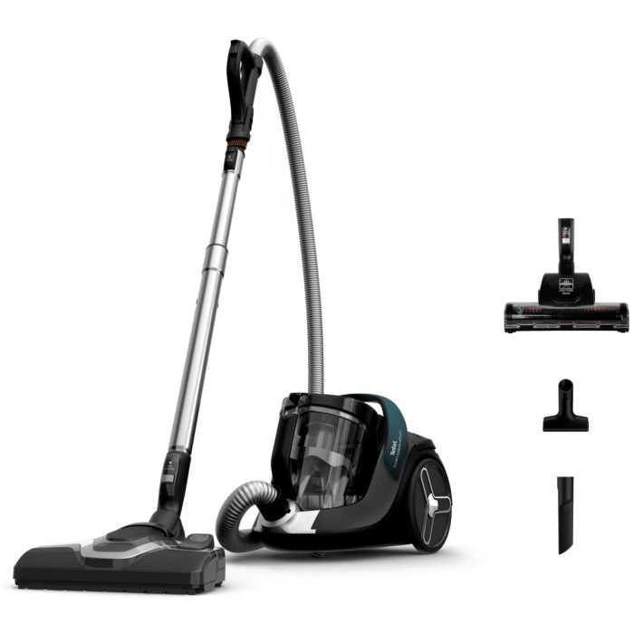 Tefal X-Trem Cyclonic Effitech TW7C71EA черный, зеленый