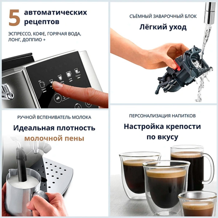 Кофемашина Delonghi ECAM220.31.SB серый