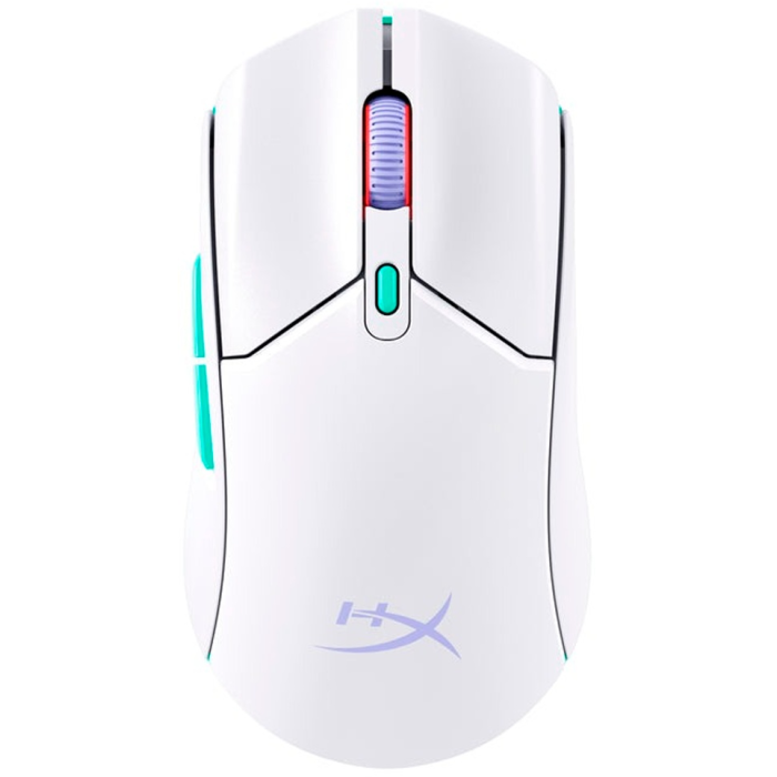HyperX Pulsefire Haste 2 Core Wireless (Wht/Grn/Pur) 8R2E7AA белый