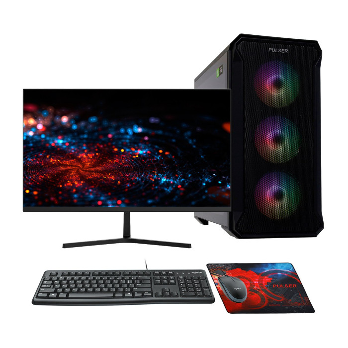 Core i5-12400F-2.5GHz/H610/RAM 16GB/SSD 512GB (M.2)/RTX5050-8GB/no DVD/600W//Монитор 23.8' Sanc 120