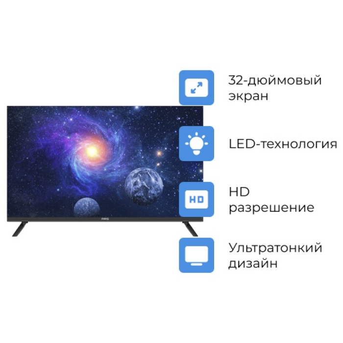 ARG LD32D6000 81 см черный