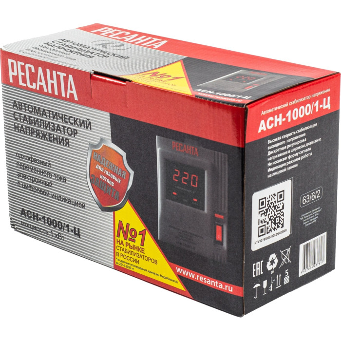 Стабилизатор напряжения Ресанта АСН-1000/1-Ц
