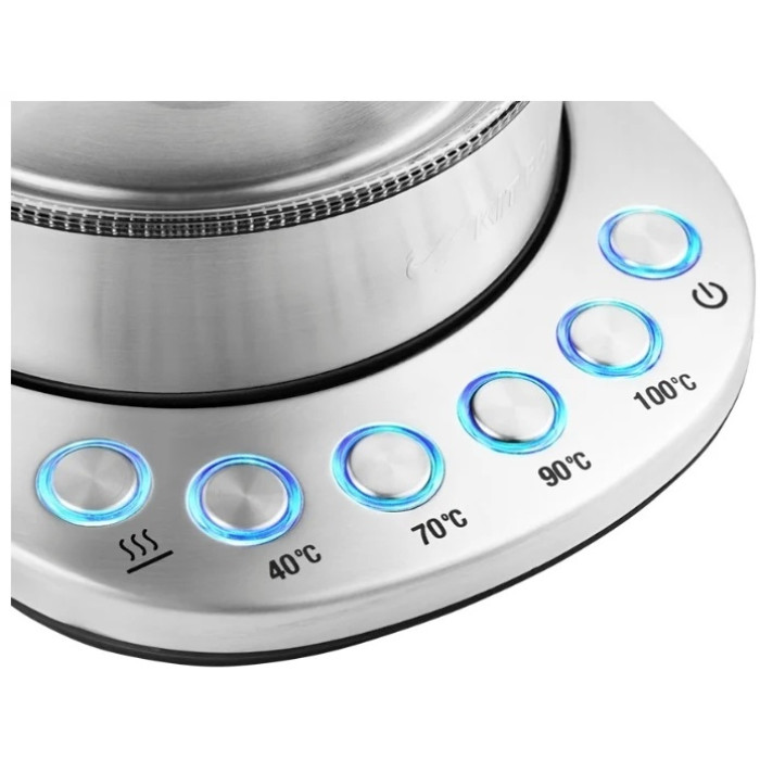 Электрочайник Kitfort KT-648 серебристый