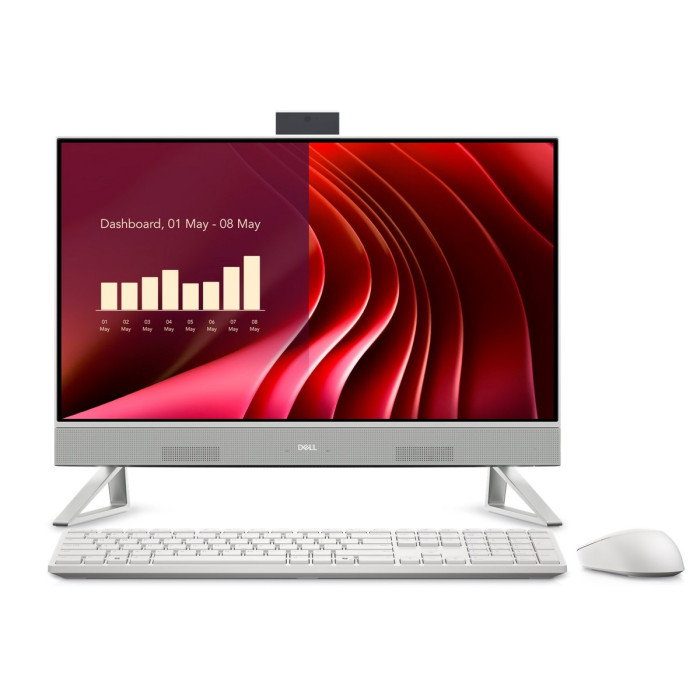Dell 24 All-in-One EC24250/Core 7-150U/16GB/1TB/23.8 FHD Touch/Intel Graphics/Cam/WLAN + BT/Wireless Kb & Mouse/W11Pro/1YwBS
