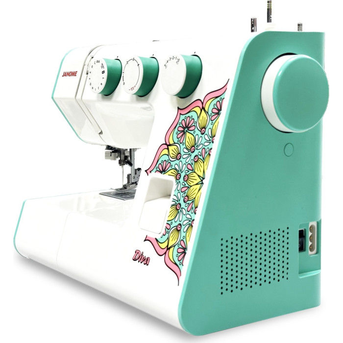 Janome Diva белый, синий