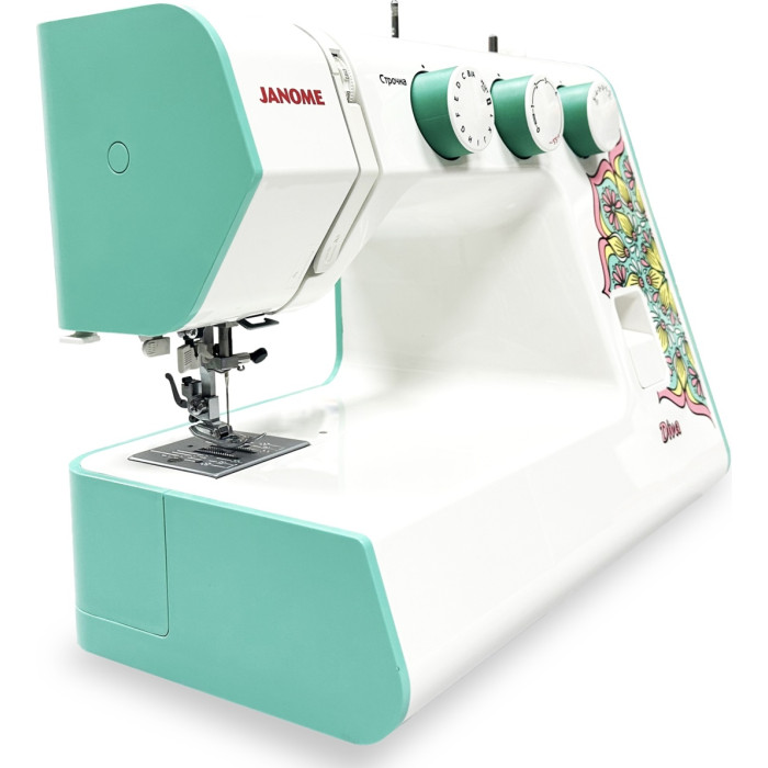 Janome Diva белый, синий