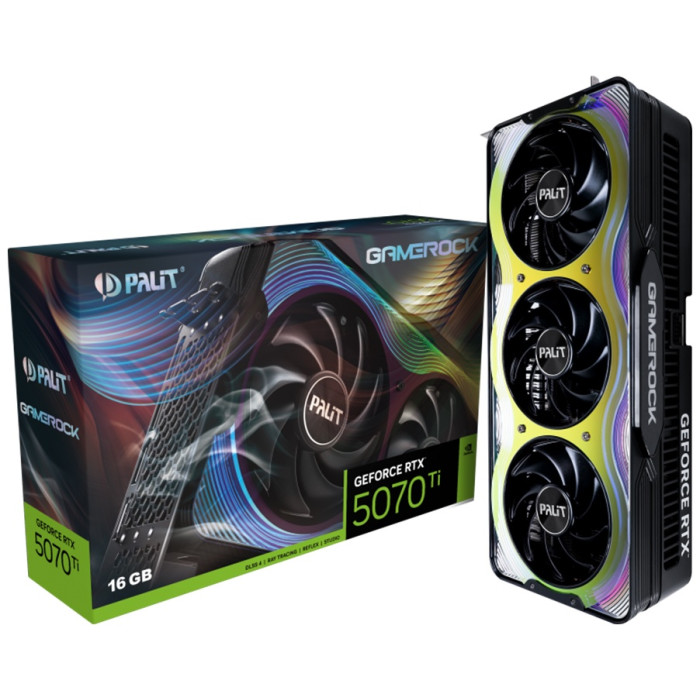 Palit RTX5070Ti GAMEROCK 16GB (NE7507T019T2-GB2030G) 16 Гб