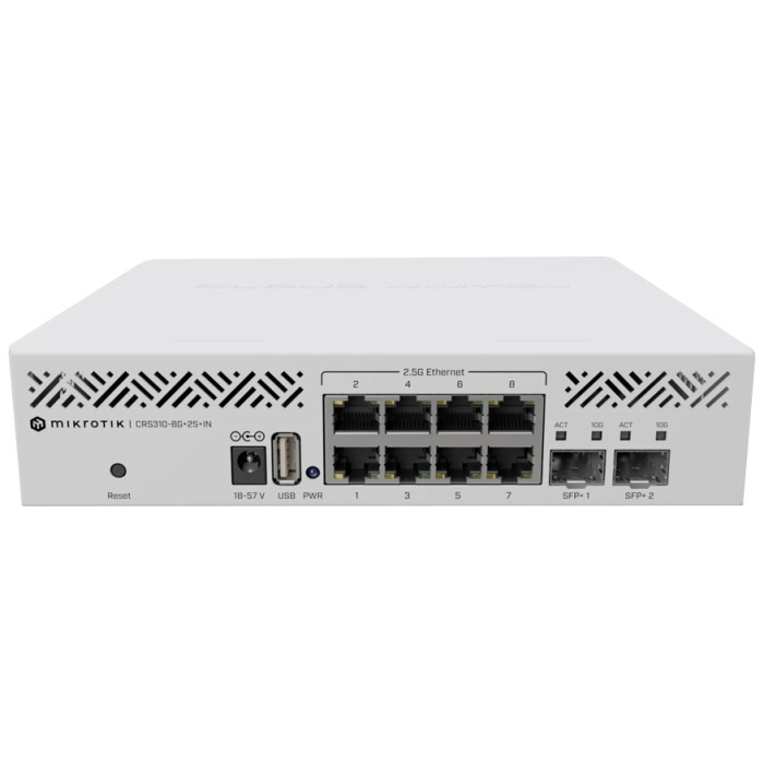 Коммутатор MikroTik CRS310-8G+2S+IN