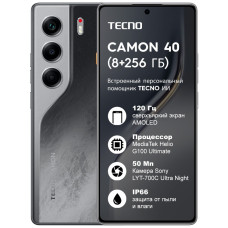 TECNO CAMON 40 8 ГБ/256 ГБ черный