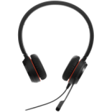 JABRA EVOLVE 30 II MS Stereo USB Headband, Noise cancelling, USB and 3.5 connectivity, with mute-button and volume control on the cord, with leather ear cushion, Microsoft optimized<br>