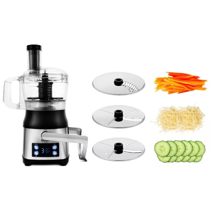 Kitfort КТ-1395 стальной, черный