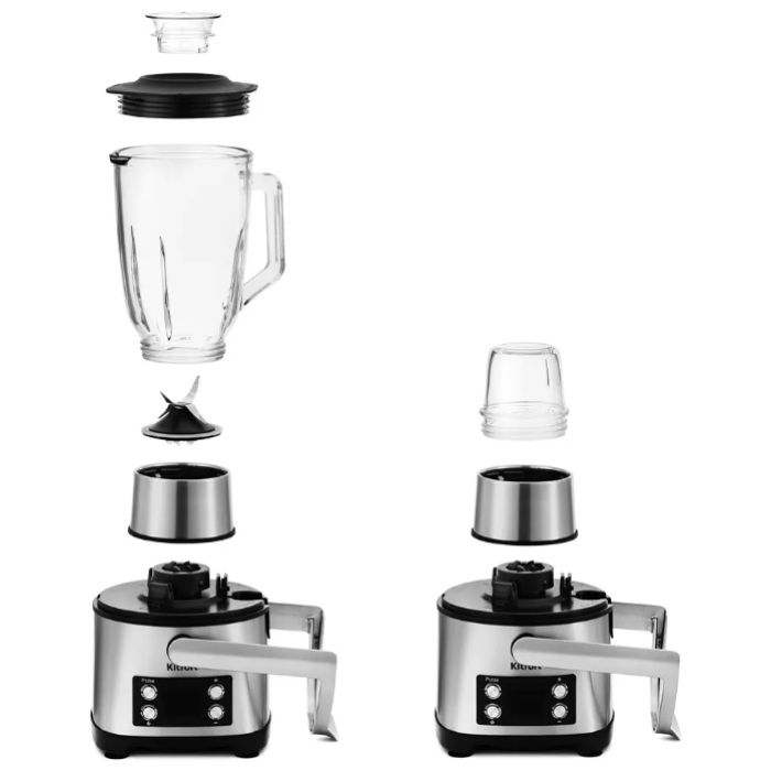 Kitfort КТ-1395 стальной, черный