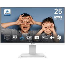 24.5" MSI PRO MP253W белый