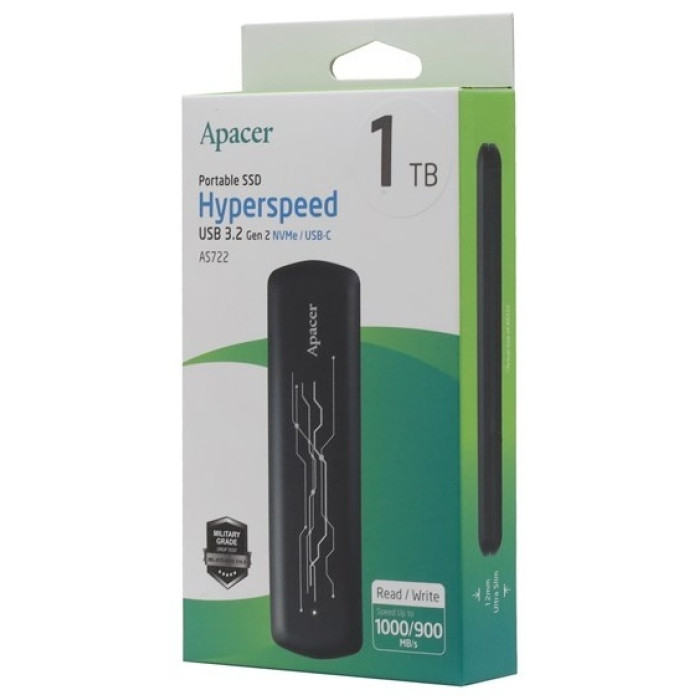 Apacer AS722 AP1TBAS722B-1 1Tb