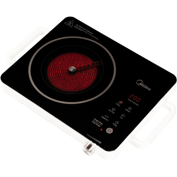 Midea MCH-T412B черный, бежевый
