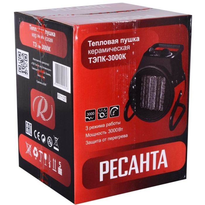 Ресанта электрическая ТЭПК-3000К 3 кВт