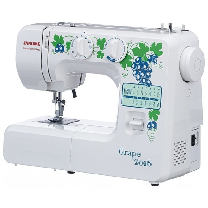 Janome Grape 2016 белый, зеленый