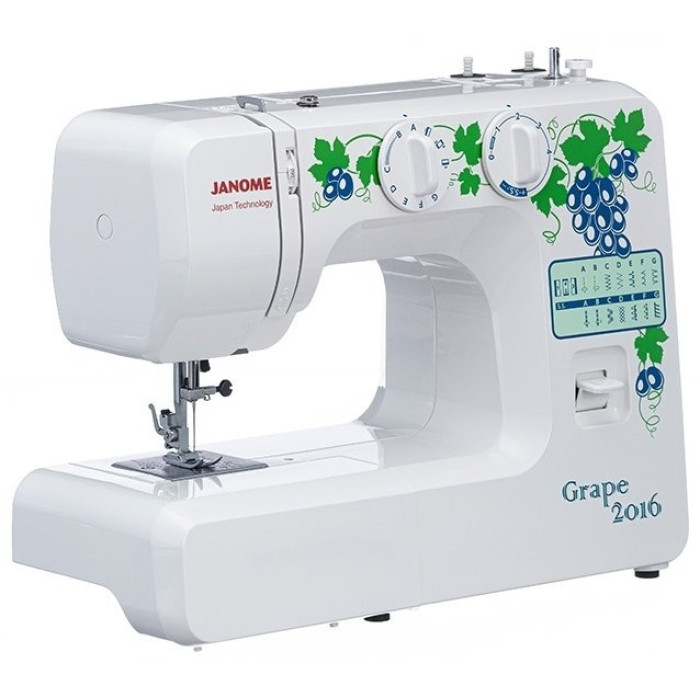 Janome Grape 2016 белый, зеленый