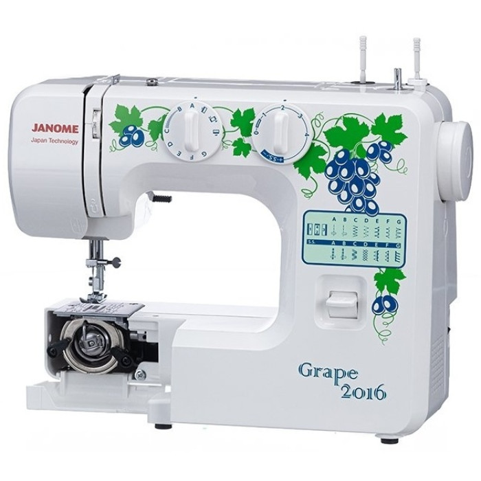 Janome Grape 2016 белый, зеленый