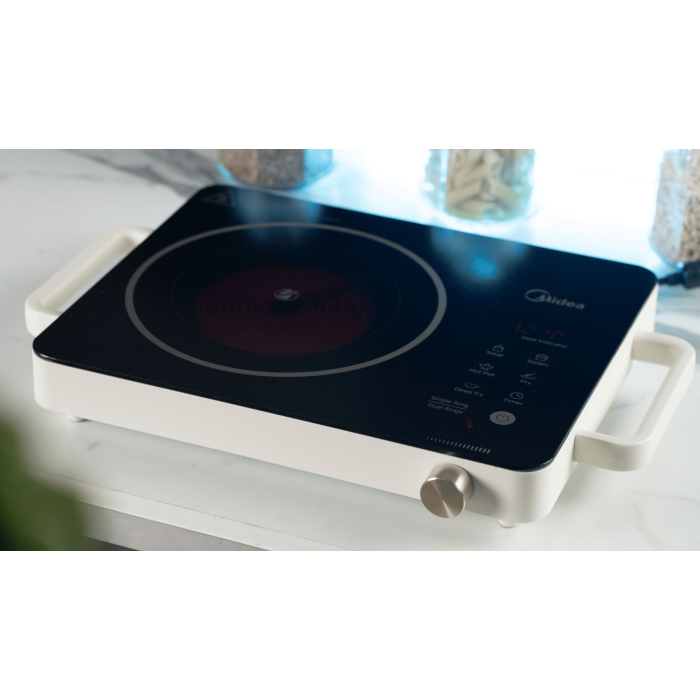 Midea MCH-T412B черный, бежевый