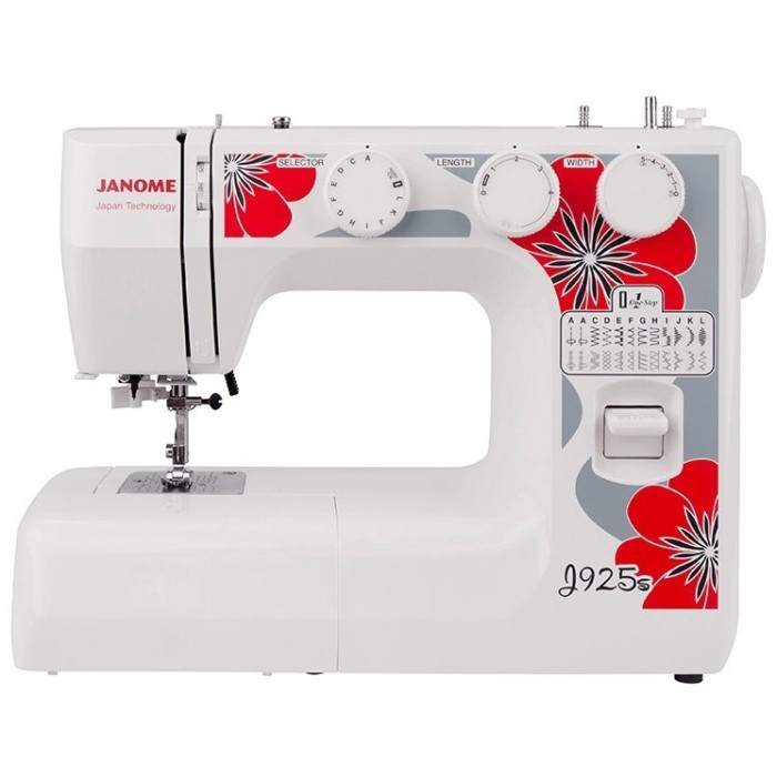 Janome J925S белый, красный