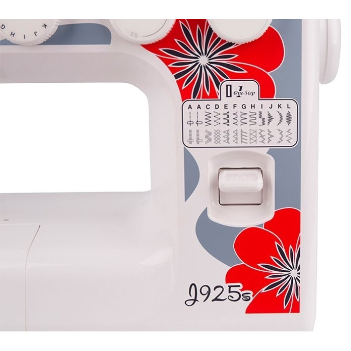 Janome J925S белый, красный