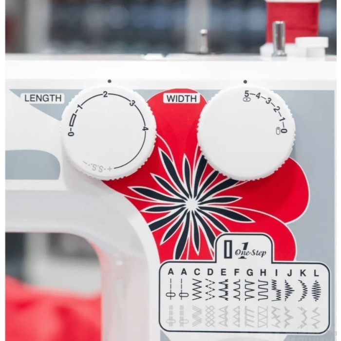 Janome J925S белый, красный