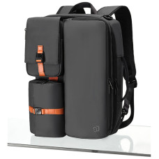 Комплект NinetyGo 3 in 1 Delachable Backpack искусственная кожа темно-серый
