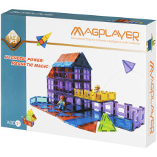 Конструктор Magplayer Магнитные плитки, деталей 112 шт