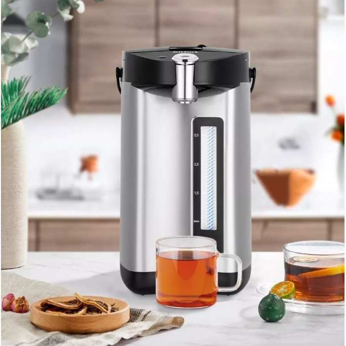 Термопот Kitfort КТ-2514 стальной, черный