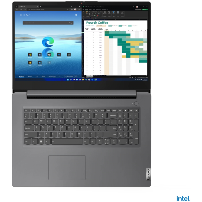 Lenovo V17 G4 IRU 17.3" / 8 Гб / SSD 512 Гб / Без ОС / 83A2003GRU