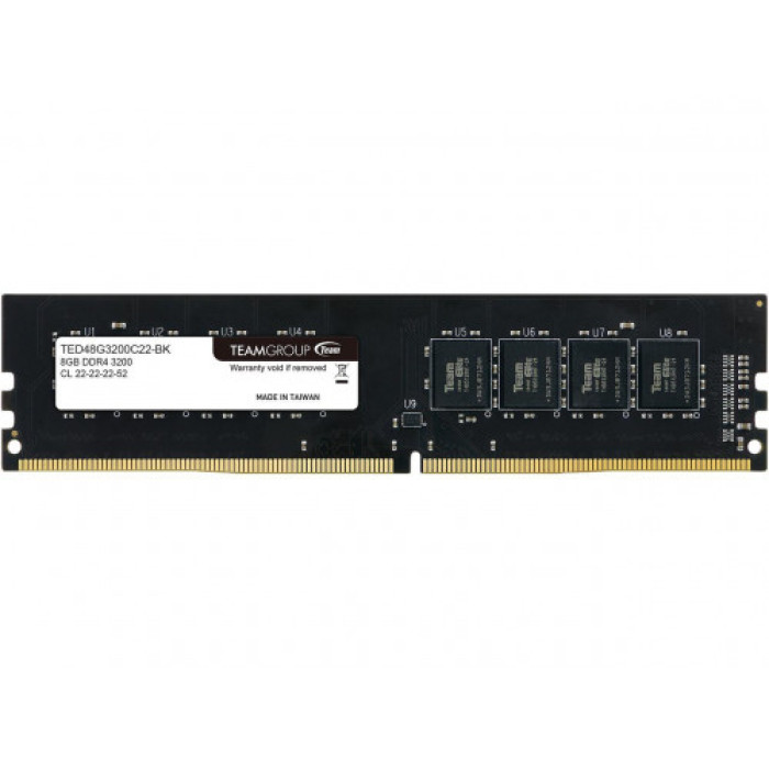 ОЗУ Team Group 8Gb/3200 DDR4 DIMM, CL22, TED48G3200C2201<br>262452