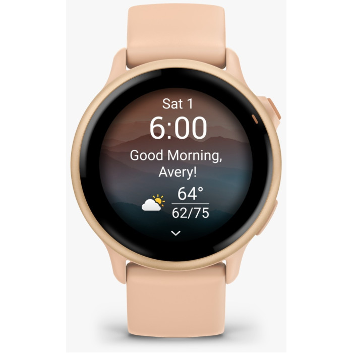 Garmin Vivoactive 6 42 мм розовое золото-золотистый