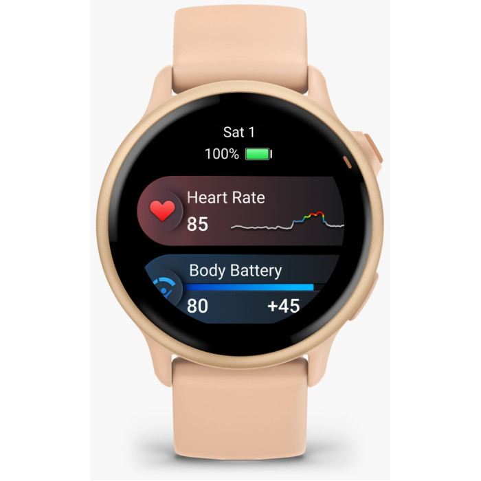 Garmin Vivoactive 6 42 мм розовое золото-золотистый