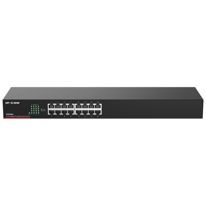 IP-Com G1016G Коммутатор 16-портовый неуправляемый Ethernet (стоечный формат 19`)