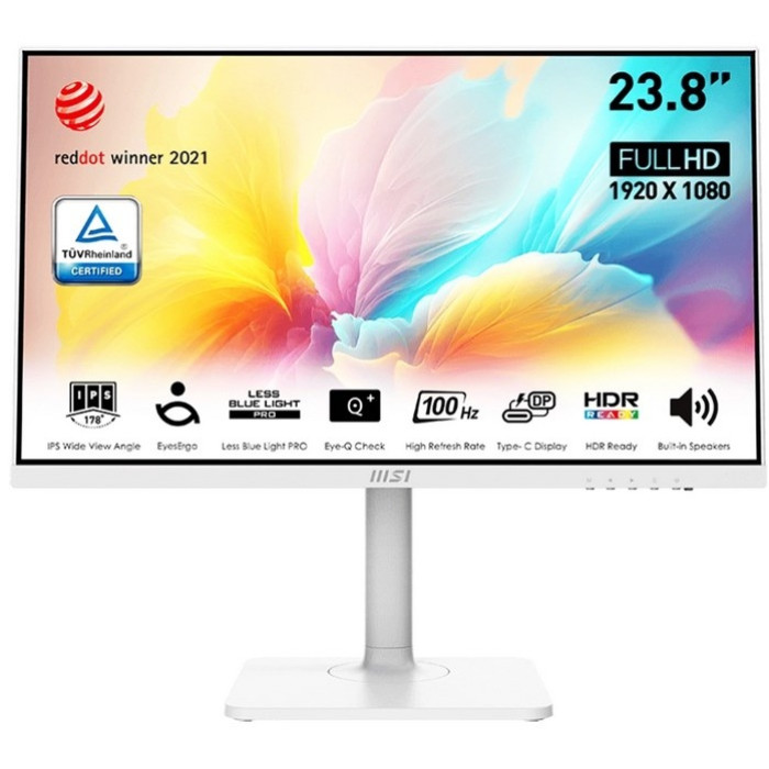 23.8" MSI Modern MD2412PW белый