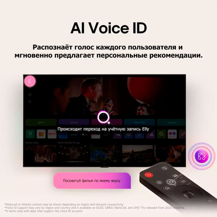 LG 55NANO80A6B 140 см черный