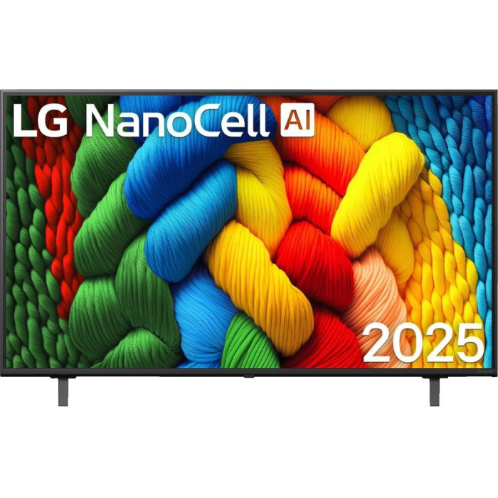 LG 65NANO80A6B 165 см черный