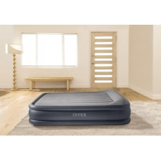 Матрас Intex 64136ND, 203x152x42 см, серый