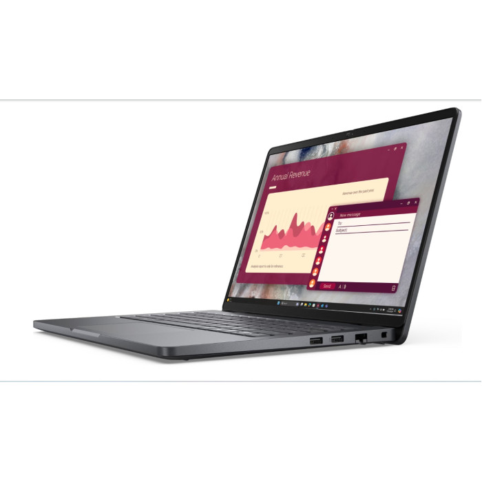 Ноутбук Dell/Pro 14 PC14250/Core Ultra 7/255U/2 GHz/16 Gb/M.2 PCIe SSD/512 Gb/No ODD/Graphics/Integrated/256 Mb/14 ''/1920x1200/Windows 11/Pro/64/FgrP<br>248164