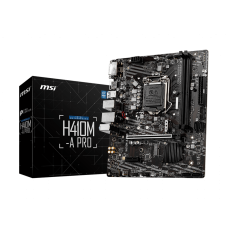 Материнская плата MSI H410M-A PRO LGA1200 iH410 2xDDR4 4xSATA3 2xM.2 DVI HDMI mATX