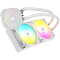 CORSAIR NAUTILUS 240 ARGB White, 240mm Radiator, Liquid CPU Cooler<br>