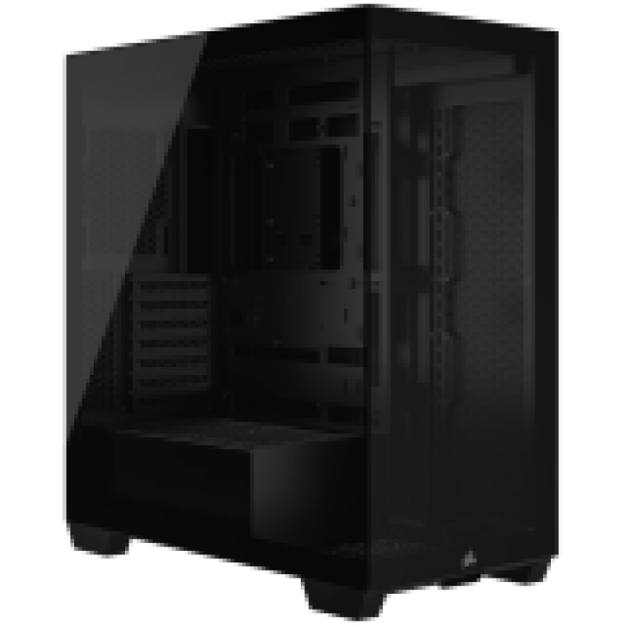 Corsair 3500X Tempered Glass Mid-Tower, Black<br>
