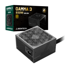 Блок питания Montech 850W, GAMMA 3 850W, Non Modular, ATX, 80+ GOLD, КПД 92%, Fan 135mm, Черный 37210