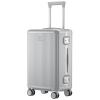Чемодан Xiaomi Aluminum Frame Luggage 26" поликарбонат, алюминий 85 серебристый