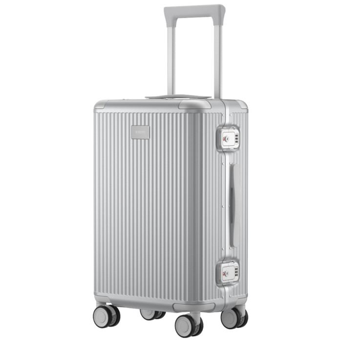 Чемодан Xiaomi Aluminum Frame Luggage 26" поликарбонат, алюминий 85 серебристый