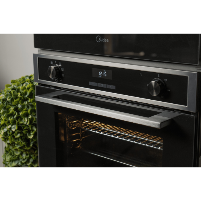 Midea MO72105X черный, стальной