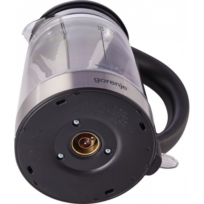 Электрочайник Gorenje K17GDW серебристый