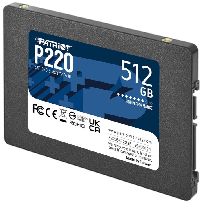SSD Patriot P220S512G25 512 ГБ